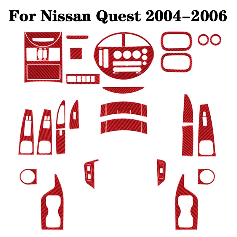 For Nissan Quest 2004 2005 2006 Carbon Fiber Red Sticker Car Interior Decorative Accessories Center Control Panel Gear Shift
For Nissan Quest 2004 2005 2006 Carbon Fiber Red Sticker Car Interior Decorative Accessories Center Control Panel Gear Shift