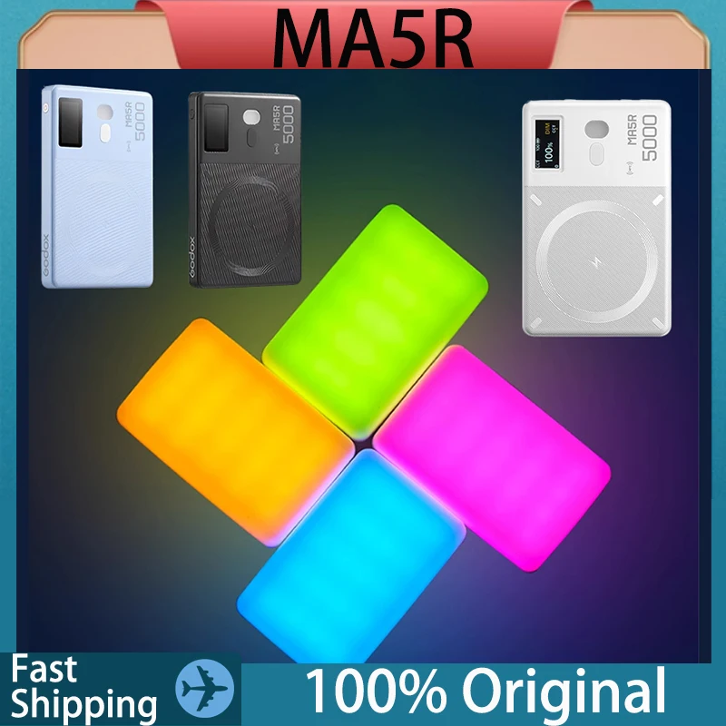 New Godox MA5R Portable Fill Light 1800K-10000K Atmosphere Photography Light Custom Pocket Spotlight For Selfie Volg Live
New Godox MA5R Portable Fill Light 1800K-10000K Atmosphere Photography Light Custom Pocket Spotlight For Selfie Volg Live