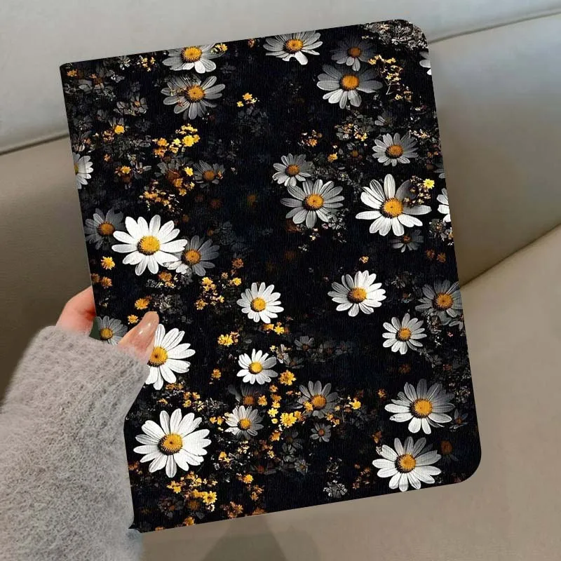 White Daisy Black Soft For Samsung Galaxy Tab S11 S10 S9 S8 S7 S6 A9 A8 A11 Lite FE Plus Pen Tray Tablet Case
White Daisy Black Soft For Samsung Galaxy Tab S11 S10 S9 S8 S7 S6 A9 A8 A11 Lite FE Plus Pen Tray Tablet Case