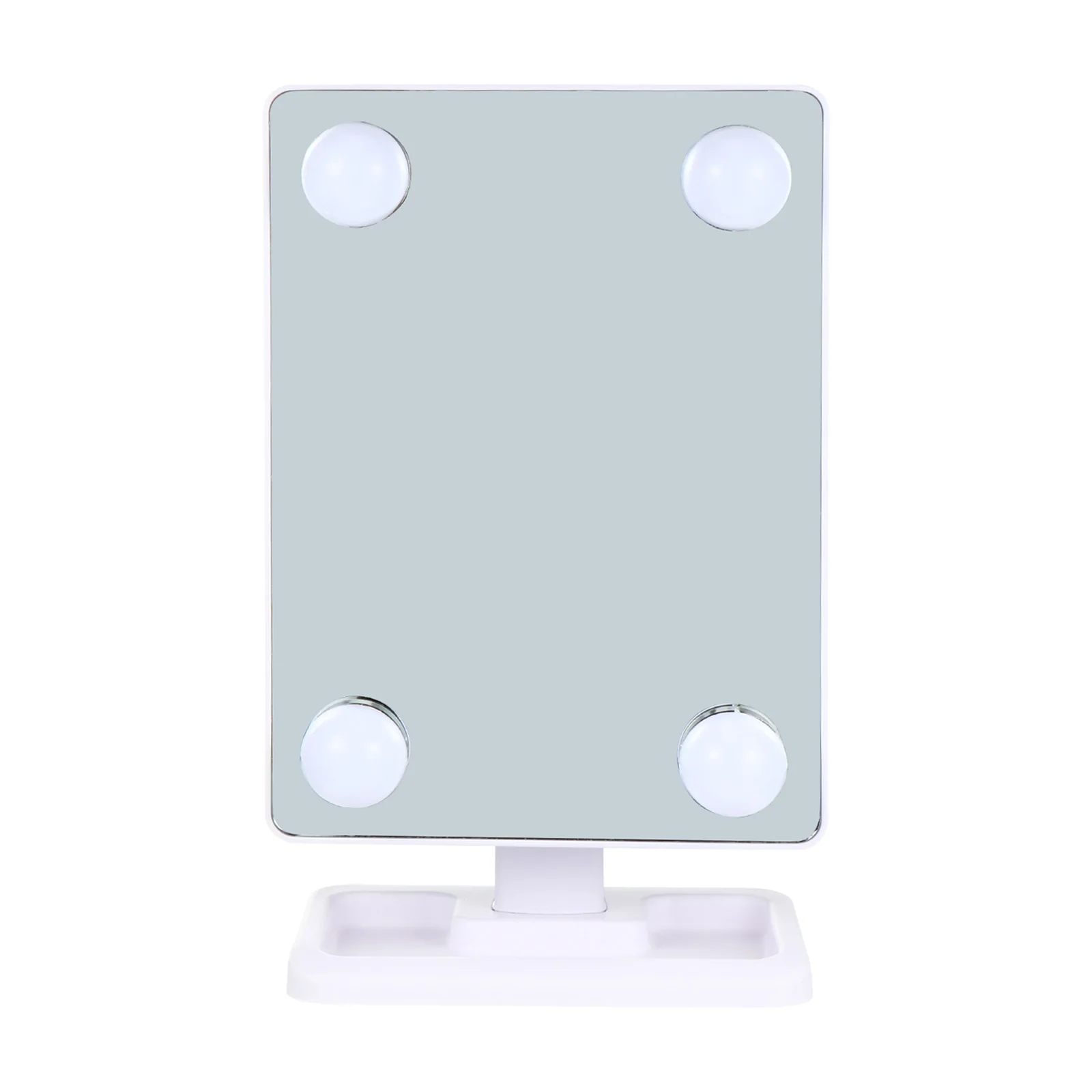 LED Vanity Mirror Durable ABS Material Long Life Stylish Bathroom Counter Swivel Tabletop Mirrors Lighted Gears Adjustment Fits
LED Vanity Mirror Durable ABS Material Long Life Stylish Bathroom Counter Swivel Tabletop Mirrors Lighted Gears Adjustment Fits