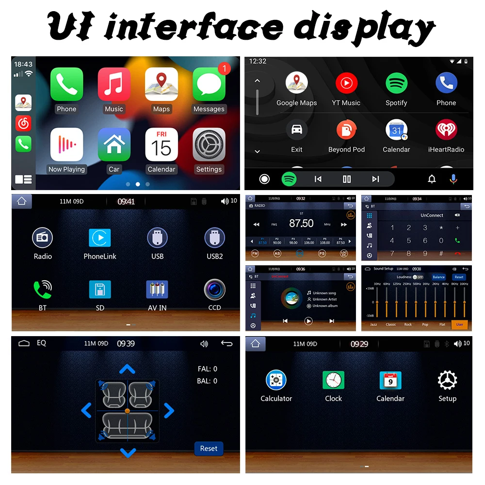 6.2" HD Touch Screen Car MP5 Player Seven Color Light Mirror Link CarPlay Android Auto
6.2" HD Touch Screen Car MP5 Player Seven Color Light Mirror Link CarPlay Android Auto