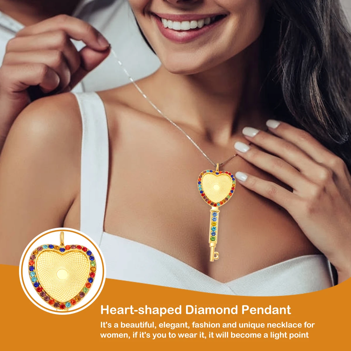 10 Pcs Heart Key Alloy Pendant Charm Jewelry Making DIY Metal Charms Accessories Necklace Bracelet Decorations
10 Pcs Heart Key Alloy Pendant Charm Jewelry Making DIY Metal Charms Accessories Necklace Bracelet Decorations