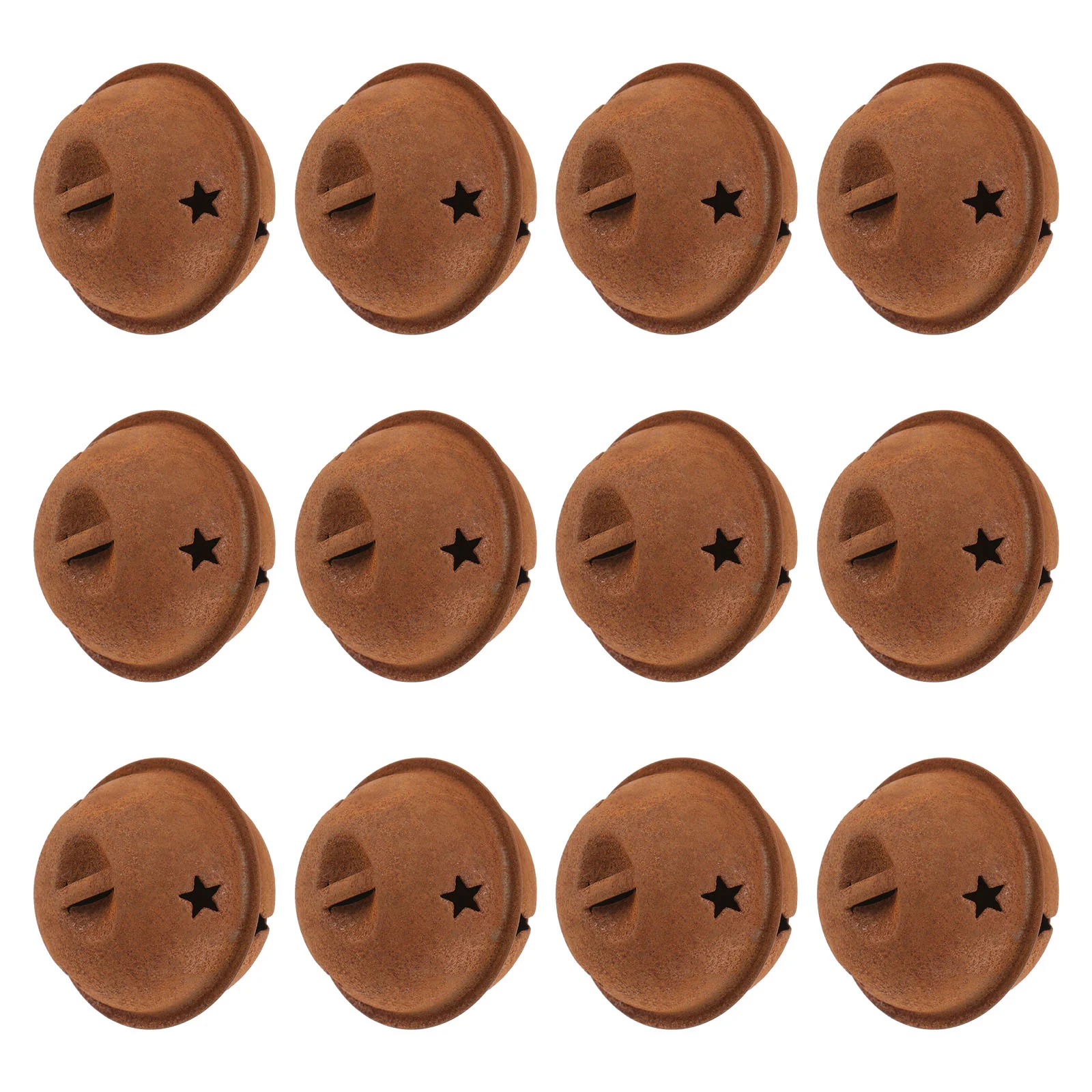 12 Pcs Star Cutout Jingle Bells Christmas Decorations Draperies Rusty Metal Crafts Outdoor
12 Pcs Star Cutout Jingle Bells Christmas Decorations Draperies Rusty Metal Crafts Outdoor