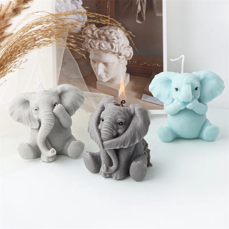 Baby Elephant Candle Silicone Mold for Handmade Chocolate Decoration Gypsum Aromatherapy Soap Resin Candle Silicone Mould
Baby Elephant Candle Silicone Mold for Handmade Chocolate Decoration Gypsum Aromatherapy Soap Resin Candle Silicone Mould