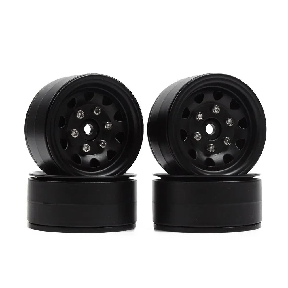 4pcs1.9-inch Aluminum Alloy Wheels for 1/10 RC Crawler Car AXIAL SCX10 RC4WD D90 TRX4 Defender Upgrade DIY Accessories
4pcs1.9-inch Aluminum Alloy Wheels for 1/10 RC Crawler Car AXIAL SCX10 RC4WD D90 TRX4 Defender Upgrade DIY Accessories