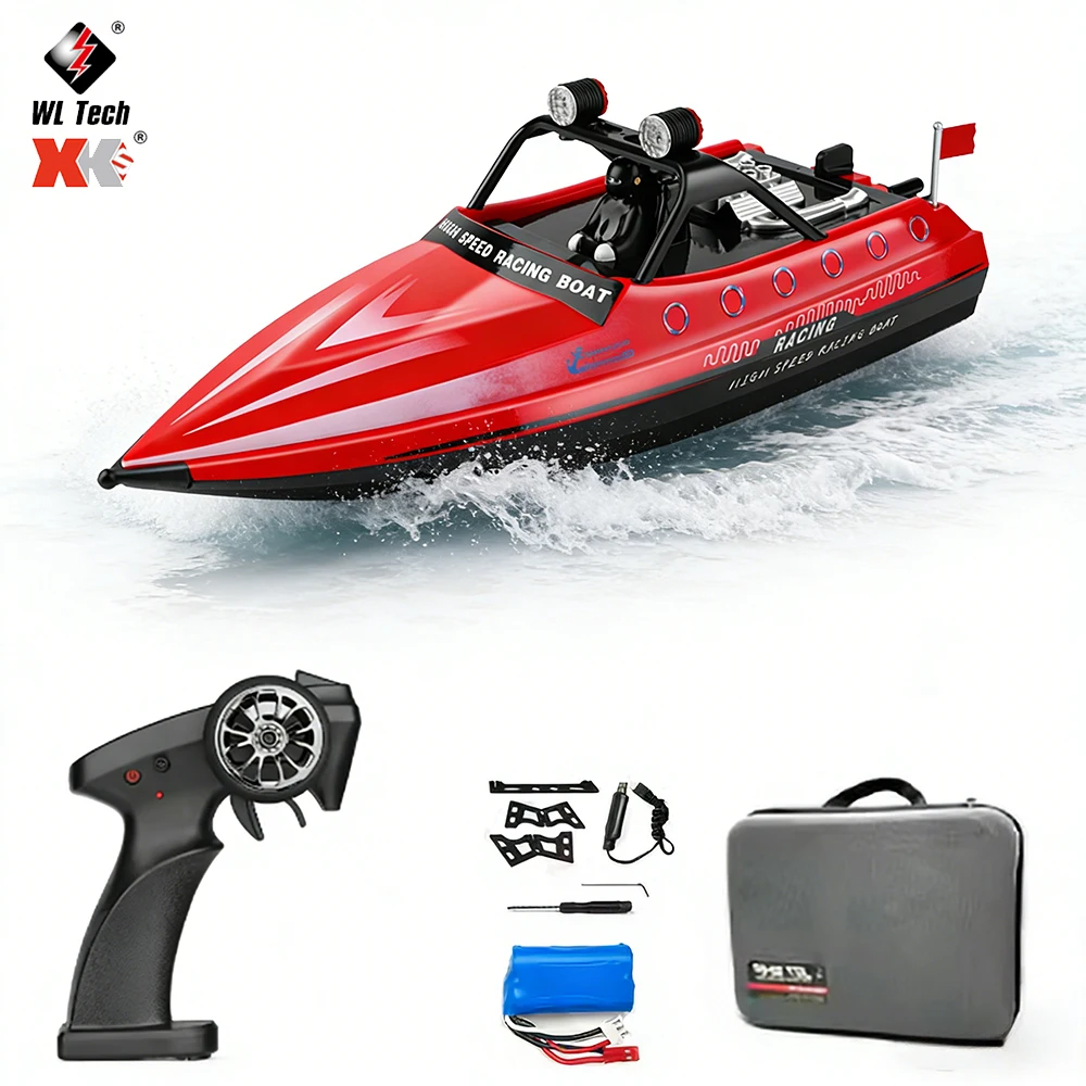 WLtoys WL917 Red RC Speedboat 2.4G High Speed Electric Racing Boat with LED Light Outdoor Water Toy for Kids Adults Gift 2026
WLtoys WL917 Red RC Speedboat 2.4G High Speed Electric Racing Boat with LED Light Outdoor Water Toy for Kids Adults Gift 2026