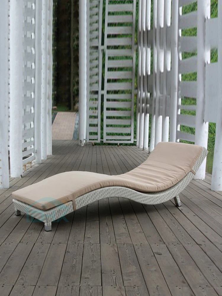 Outdoor rattan chair recliner folding lounger balcony lunch break couch rattan bathroom bed beach chair pool white
Outdoor rattan chair recliner folding lounger balcony lunch break couch rattan bathroom bed beach chair pool white