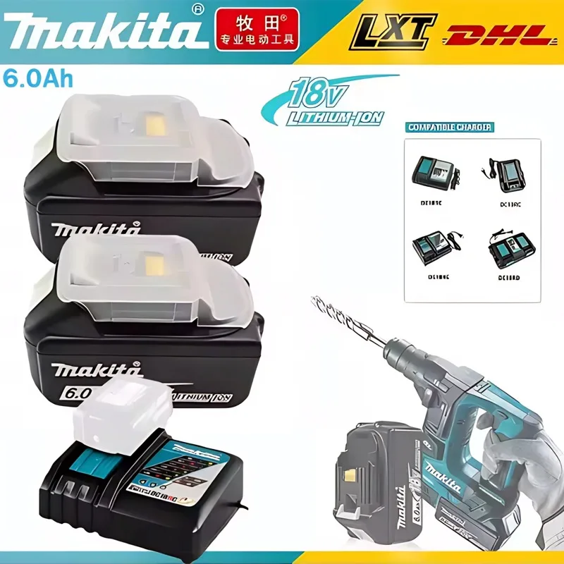 Genuine Makita 18V Battery Indicator Rechargeable Makita Battery 18v Original 1840 BL1850 Power Tool Battery
Genuine Makita 18V Battery Indicator Rechargeable Makita Battery 18v Original 1840 BL1850 Power Tool Battery