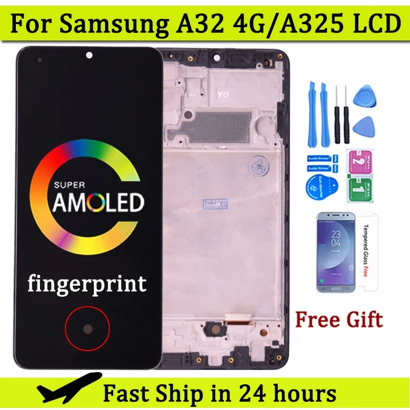 Super AMOLED для Samsung A32 4G ЖК-дисплей для Samsung A325 A325F SM-A325F/DS ЖК-дисплей Рамка сенсорного дигитайзера Экран A325 ЖК-дисплей
Super AMOLED для Samsung A32 4G ЖК-дисплей для Samsung A325 A325F SM-A325F/DS ЖК-дисплей Рамка сенсорного дигитайзера Экран A325 ЖК-дисплей