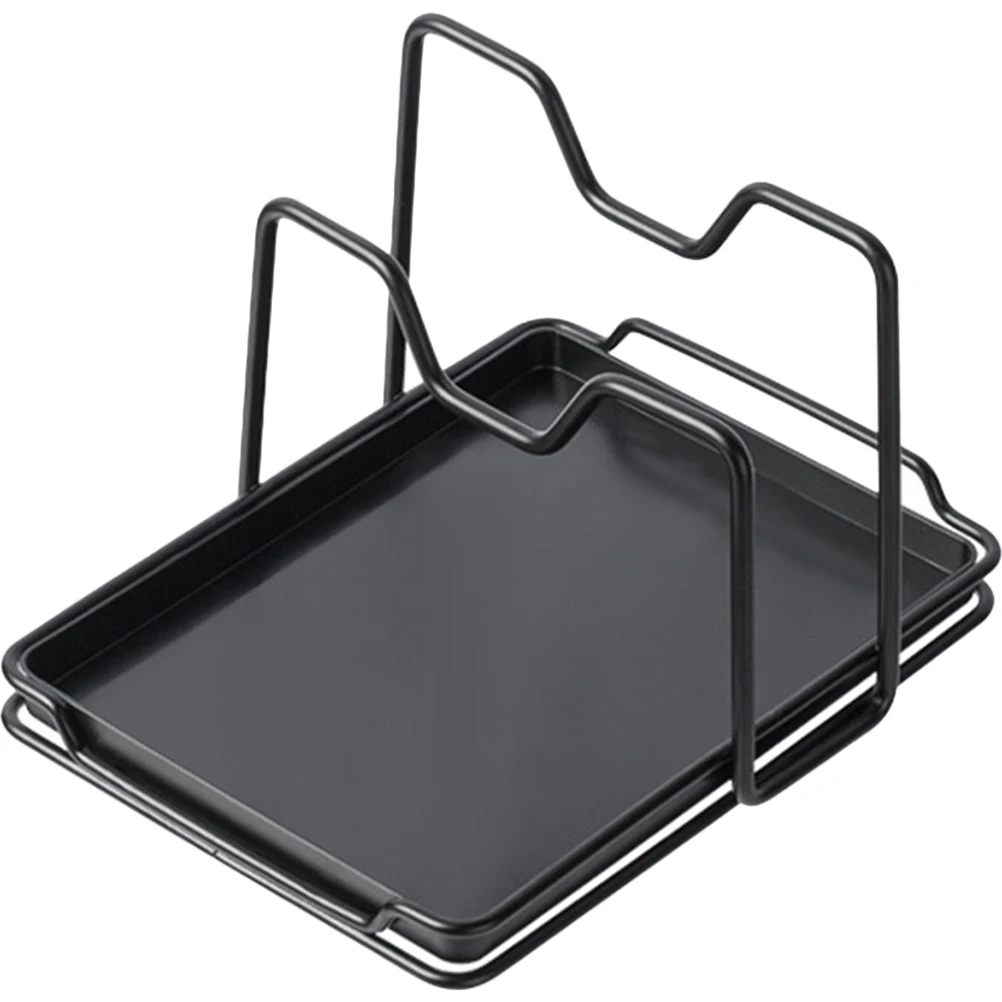 Efficient Pot Lid Holder Rack Iron Chopstick Rest Organizer Countertop Drip Free Cooking Lightweight Storage Utensils Practical
Efficient Pot Lid Holder Rack Iron Chopstick Rest Organizer Countertop Drip Free Cooking Lightweight Storage Utensils Practical