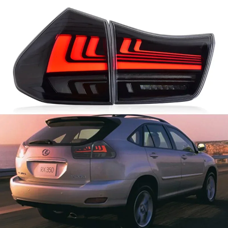 Led Car Accessories for Vehicles Tail Lights For Lexus RX330 RX350 2003 - 2008 Rear Brake Lamp Reverse Dynamic Turn Signal