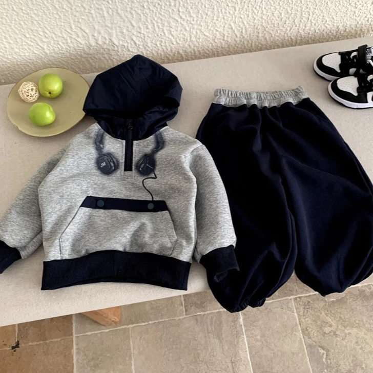 Boys Suit 2026 Spring/summer New Childrens Wear Korean Boys and Girls Foreign Printed Sports Hoodie and Pants Two-piece Set
Boys Suit 2026 Spring/summer New Childrens Wear Korean Boys and Girls Foreign Printed Sports Hoodie and Pants Two-piece Set