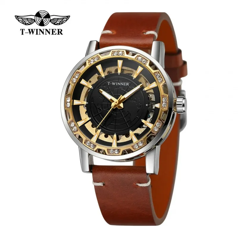 Free Shipping OUTLETSNew winner Men's Fashion Casual Classic Popular Rhinestone Hollow Manual Mechanical Watch
Free Shipping OUTLETSNew winner Men's Fashion Casual Classic Popular Rhinestone Hollow Manual Mechanical Watch