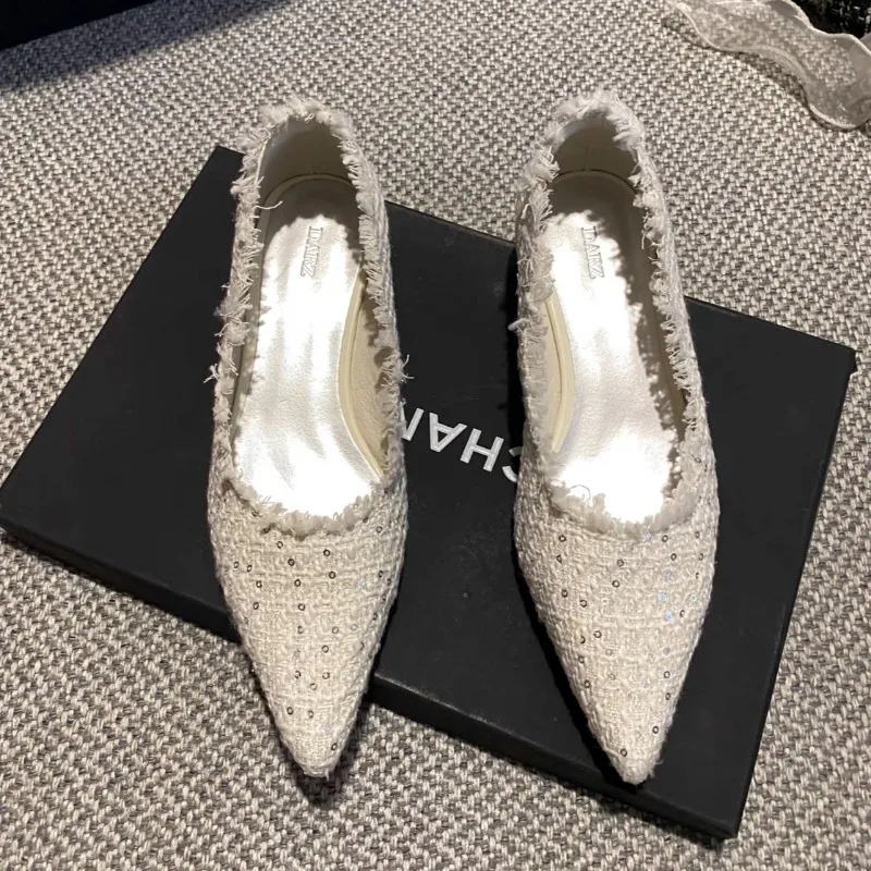 Bling Pointed Toe Sandals Women Flats Shoes Summer 2025 Trend Elegant Dress Designer Sexy Office Shoes Casual Zapatillas Mujer
Bling Pointed Toe Sandals Women Flats Shoes Summer 2025 Trend Elegant Dress Designer Sexy Office Shoes Casual Zapatillas Mujer