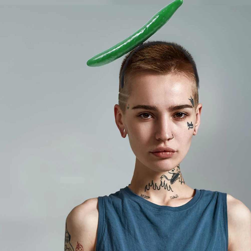 2pcs Cucumber Headwear Artificial Vegetable Headband Adult Cosplay Party Costume Accessory Halloween Wedding Bridal Hairband
2pcs Cucumber Headwear Artificial Vegetable Headband Adult Cosplay Party Costume Accessory Halloween Wedding Bridal Hairband