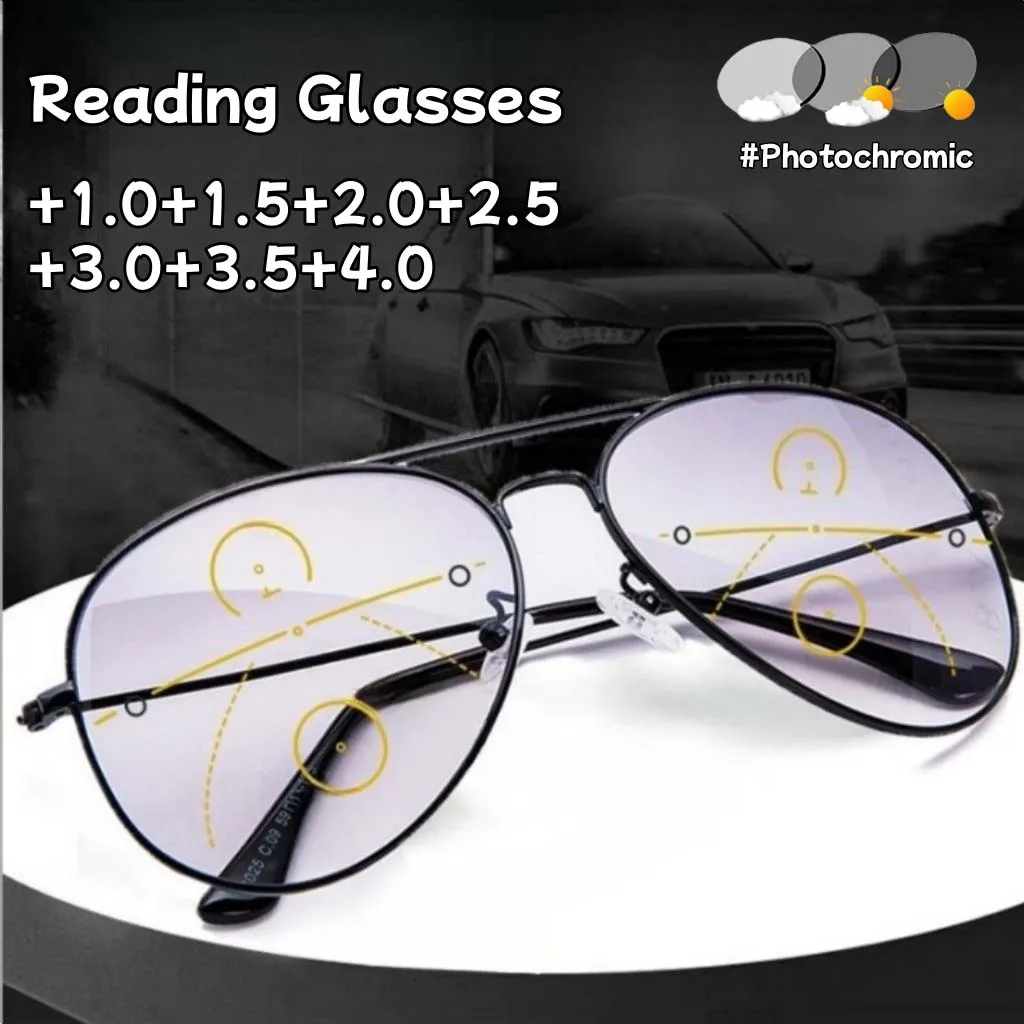 Мультифокальные очки для чтения с двойной оправой и градиентной оправой, очки высокой четкости для среднего и пожилого возраста, очки для пресбиопии двойного назначения 
Мультифокальные очки для чтения с двойной оправой и градиентной оправой, очки высокой четкости для среднего и пожилого возраста, очки для пресбиопии двойного назначения