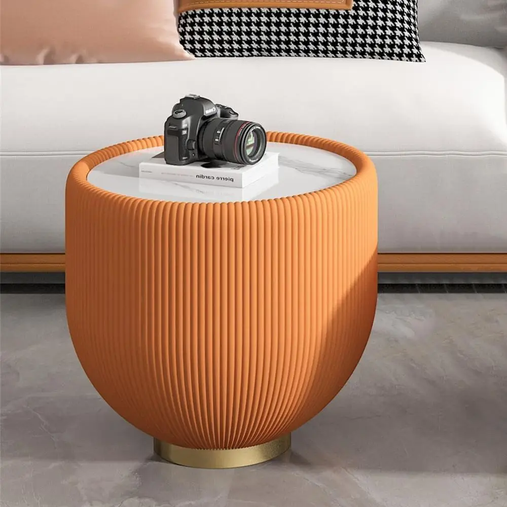 Luxury Sintered Stone Top Coffee Table with Orange Leatherette, Bowl-Shaped Small Side Table for Living Room or Bedroom, Fully A
Luxury Sintered Stone Top Coffee Table with Orange Leatherette, Bowl-Shaped Small Side Table for Living Room or Bedroom, Fully A