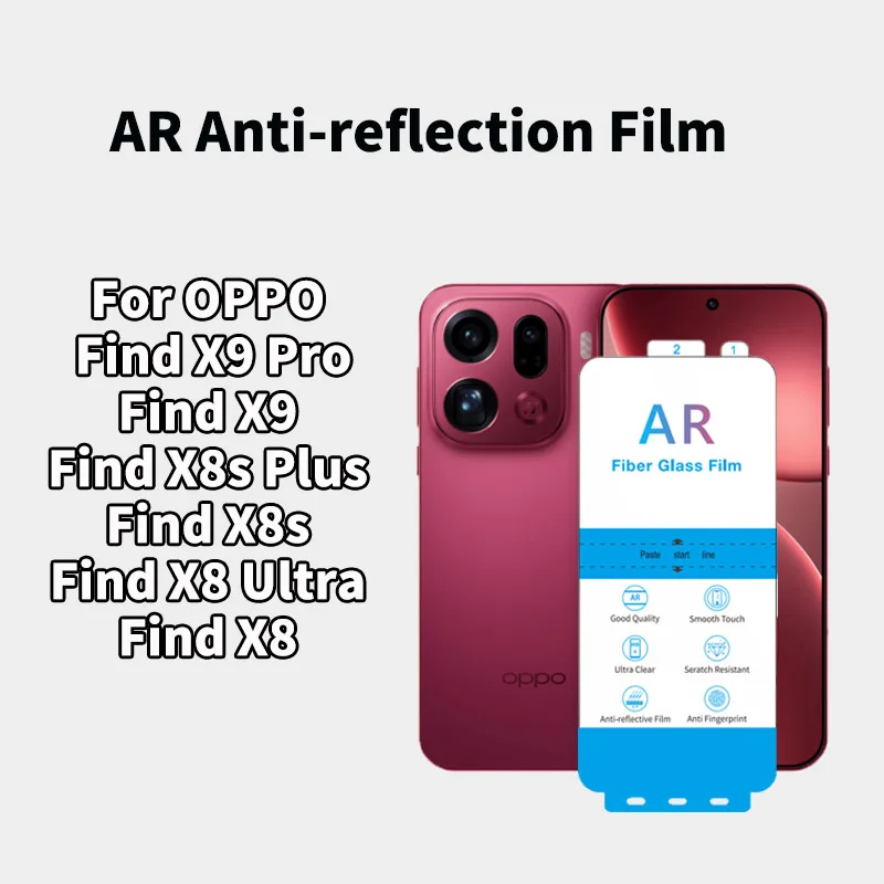 2PCS for OPPO Find X9 Pro AR HD PET Film Protective Film for OPPO X9 X8S+ X8 Ultra Anti-Reflection Film
2PCS for OPPO Find X9 Pro AR HD PET Film Protective Film for OPPO X9 X8S+ X8 Ultra Anti-Reflection Film