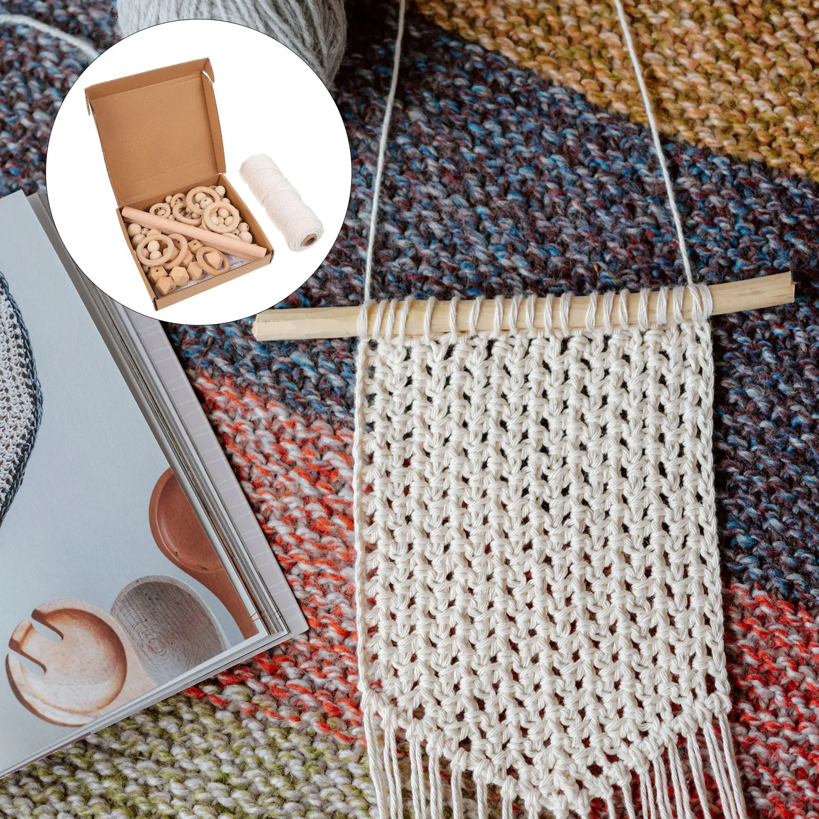 1Set Macrame DIY Material Wood Circles Smooth Natural Wood Crafts Tool for Wall Hanging Tapestry Weaving Knitting Supplies
1Set Macrame DIY Material Wood Circles Smooth Natural Wood Crafts Tool for Wall Hanging Tapestry Weaving Knitting Supplies