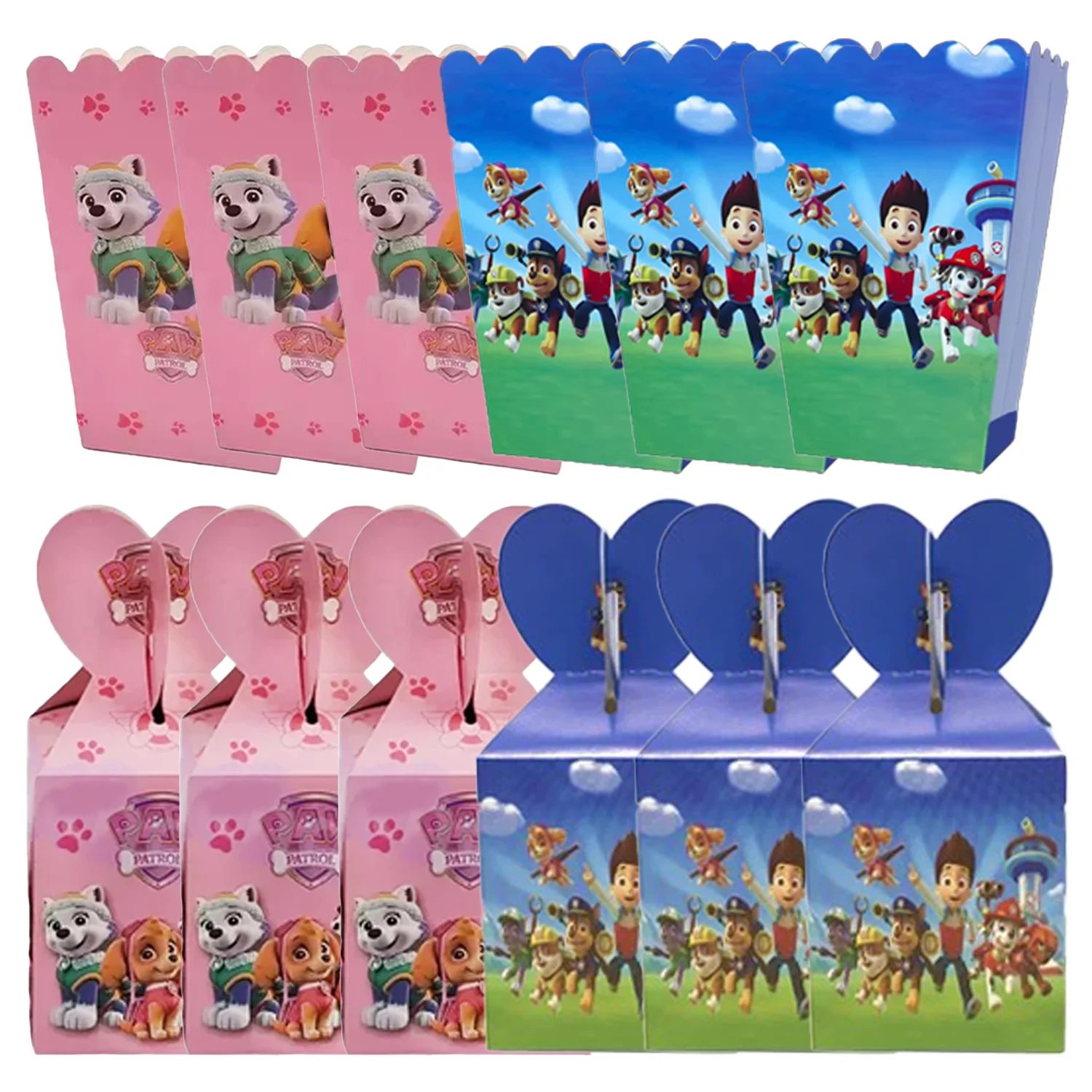 Candy Popcorn Box Cartoon Paw Patrol Cookies Chocolate Snacks Boxes Birthday Party Dogs Skye Kids Boys Girl Favors Toy Supplies
Candy Popcorn Box Cartoon Paw Patrol Cookies Chocolate Snacks Boxes Birthday Party Dogs Skye Kids Boys Girl Favors Toy Supplies