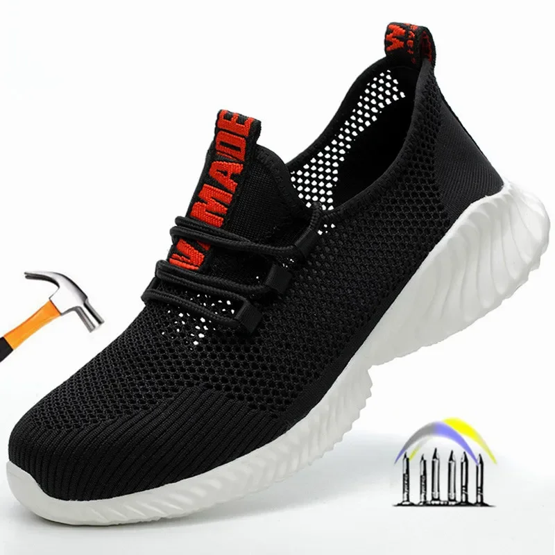 summer safety shoes black work shoes with iron toe anti-puncture light work shoes breathable safety work sneakers for men women
summer safety shoes black work shoes with iron toe anti-puncture light work shoes breathable safety work sneakers for men women