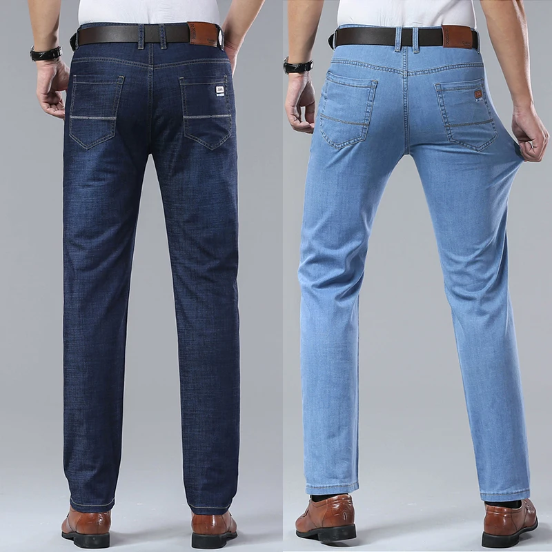 2024 Summer Thin Jeans Men's Loose Straight Trendy Versatile Light Blue Long Pants
2024 Summer Thin Jeans Men's Loose Straight Trendy Versatile Light Blue Long Pants