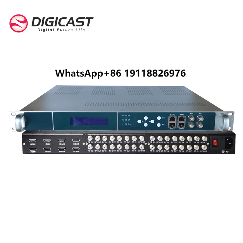 New Upgraded DMB-90E Cable TV Digital Headend 24 Tuner FTA Satellite DVB-S2 to IP HTTP HLS UDP RTP Gateway
New Upgraded DMB-90E Cable TV Digital Headend 24 Tuner FTA Satellite DVB-S2 to IP HTTP HLS UDP RTP Gateway