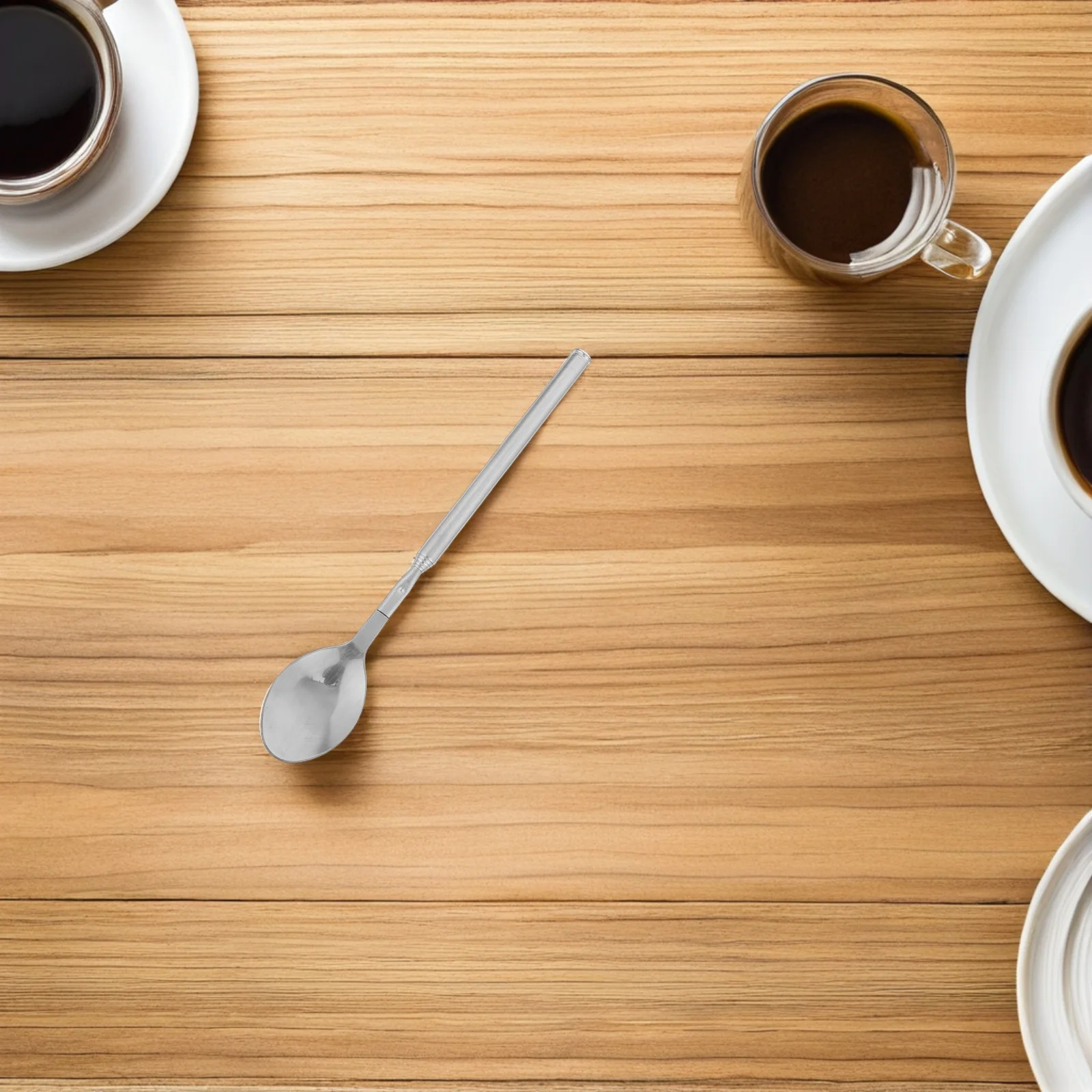 2Pcs 20.5-63.5cm Expandable Stainless Steel Spoon Ergonomic Handle for Soup Salad Dessert Cereal Pet Feeding Telescoping Spoon
2Pcs 20.5-63.5cm Expandable Stainless Steel Spoon Ergonomic Handle for Soup Salad Dessert Cereal Pet Feeding Telescoping Spoon