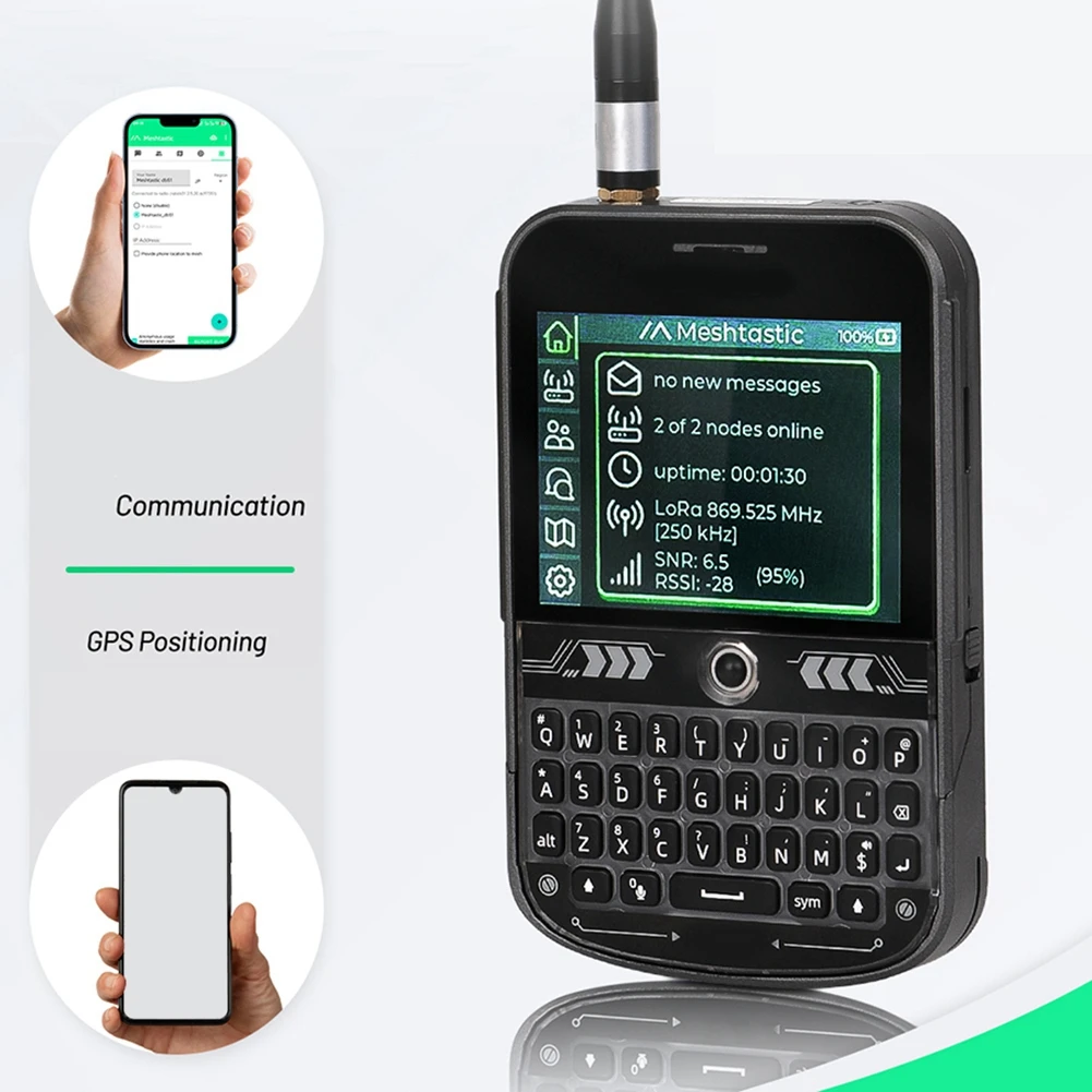 A99E-Lora Mesh Radio ESP32-S3 T-Deck Plus GPS Lorawan Meshtastic Pocket Tracker Node для беспроводной связи на больших расстояниях
A99E-Lora Mesh Radio ESP32-S3 T-Deck Plus GPS Lorawan Meshtastic Pocket Tracker Node для беспроводной связи на больших расстояниях