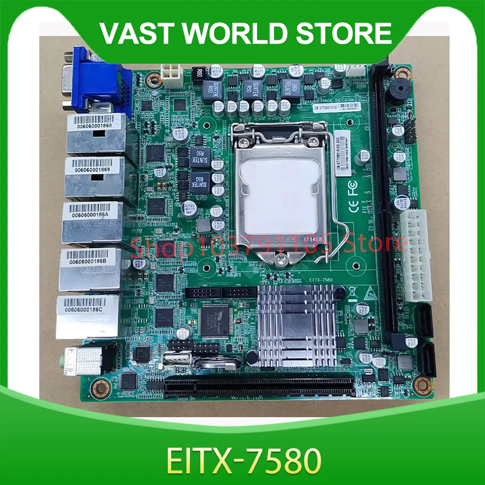 Industrial Motherboard DDR4 EITX-7580
Industrial Motherboard DDR4 EITX-7580
