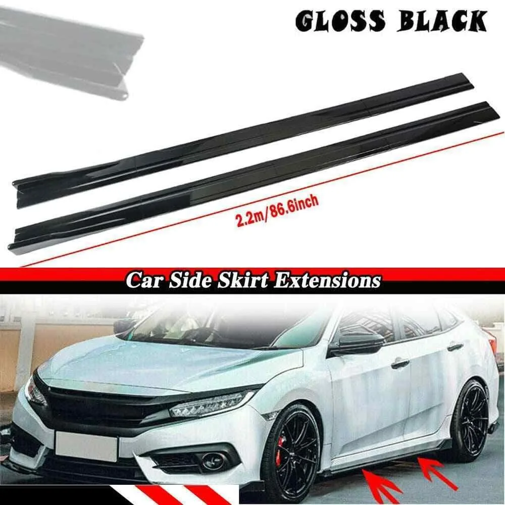86.6'' Side Skirt Spoiler Body Kit Splitter For Honda Civic SI EX LX Coupe Sedan United States
86.6'' Side Skirt Spoiler Body Kit Splitter For Honda Civic SI EX LX Coupe Sedan United States