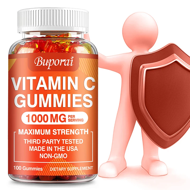 Vitamin C Gummies 1000Mg - Brighten Skin, Skin Nutrition and Health, Promotes Collagen Production, Daily VitaminC Supplement
Vitamin C Gummies 1000Mg - Brighten Skin, Skin Nutrition and Health, Promotes Collagen Production, Daily VitaminC Supplement