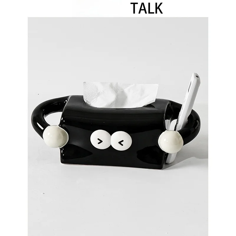 Creative Tissue Box Remote Control Storage Living Room Dining Table High End Luxury Simple Cute Cartoon Character Ceramic Box
Creative Tissue Box Remote Control Storage Living Room Dining Table High End Luxury Simple Cute Cartoon Character Ceramic Box
