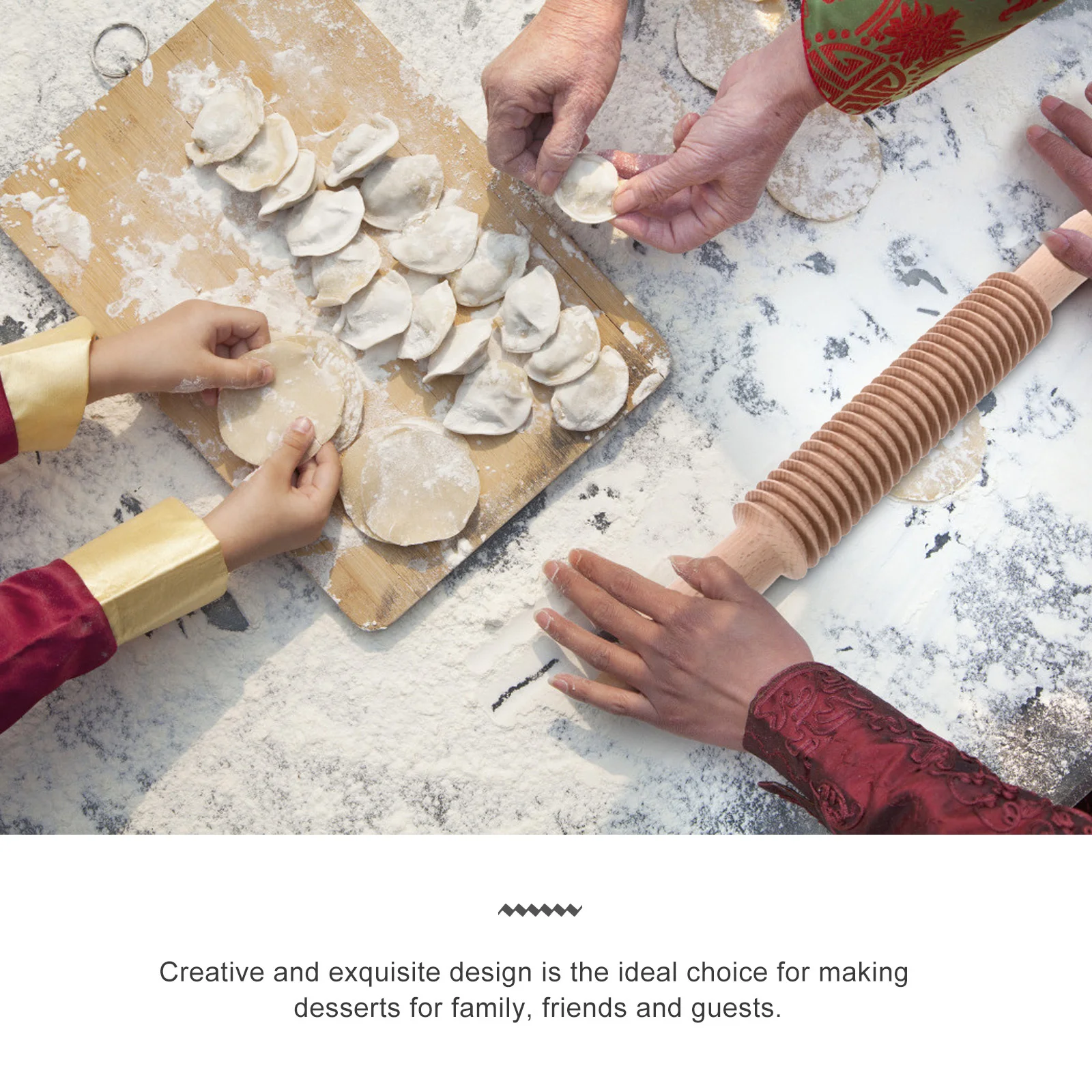 1Pcs Screw Thread Rolling Pin Wooden Dough Roller Perfect for Home Kitchen Baking Spaghetti Noodles DIY Professional Use
1Pcs Screw Thread Rolling Pin Wooden Dough Roller Perfect for Home Kitchen Baking Spaghetti Noodles DIY Professional Use