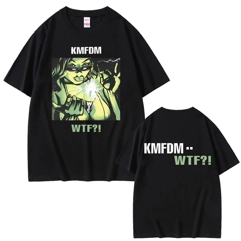 Limited Rock Band Kmfdm WTF Graphic Print T-shirt Men Women Vintage Gothic Punk Streetwear Male Casual Pure Cotton T Shirts Tops
Limited Rock Band Kmfdm WTF Graphic Print T-shirt Men Women Vintage Gothic Punk Streetwear Male Casual Pure Cotton T Shirts Tops