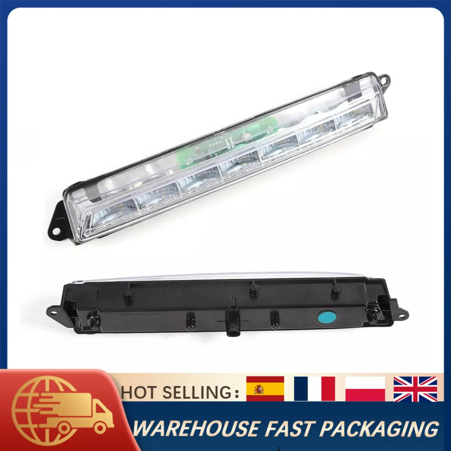 1Pair LED DRL Daytime Running Light For Mercedes-Benz X164 GL320 GL350 GL450 GL550 ML63 X166 2007-2013 A1649060351 A1649060451
1Pair LED DRL Daytime Running Light For Mercedes-Benz X164 GL320 GL350 GL450 GL550 ML63 X166 2007-2013 A1649060351 A1649060451