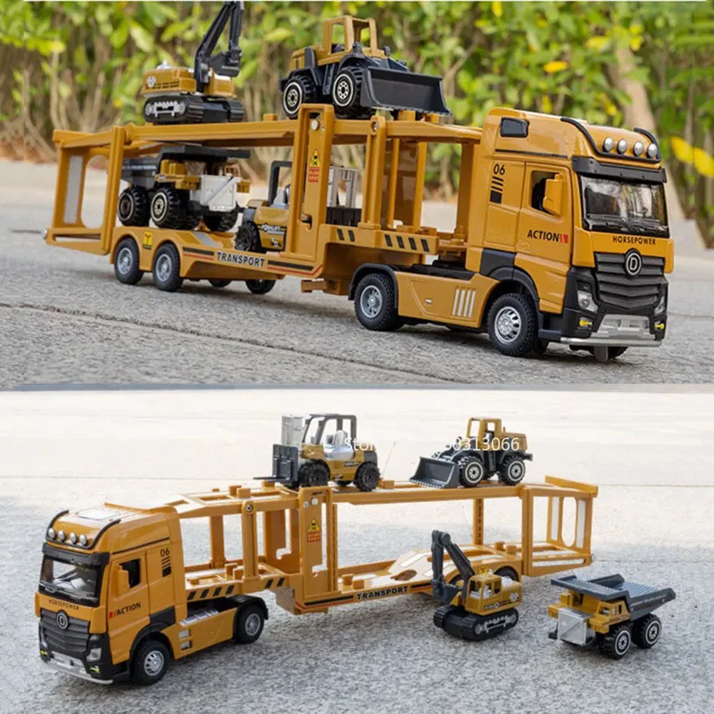 1:32 Alloy Engineering Transport Vehicle Models Toys Cars Light Sound Door Opened Trailer Military Tank for Children Boys Gifts
1:32 Alloy Engineering Transport Vehicle Models Toys Cars Light Sound Door Opened Trailer Military Tank for Children Boys Gifts