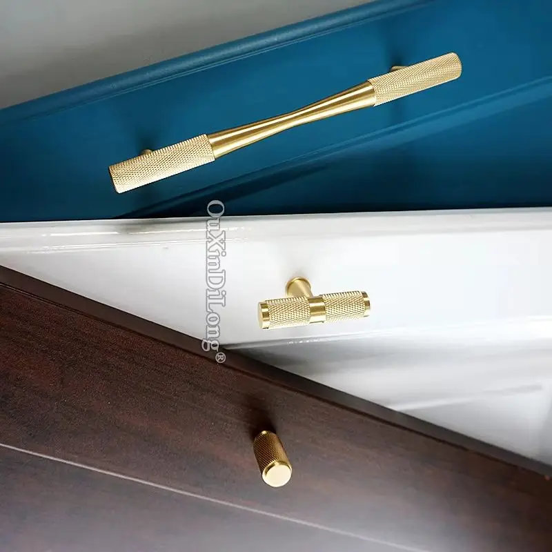 Exquisite 4PCS Solid Brass Knurled T-Bar Furniture Handles Drawer Pulls Cupboard Wardrobe Closet Dresser TV Cabinet Pulls Knobs
Exquisite 4PCS Solid Brass Knurled T-Bar Furniture Handles Drawer Pulls Cupboard Wardrobe Closet Dresser TV Cabinet Pulls Knobs
