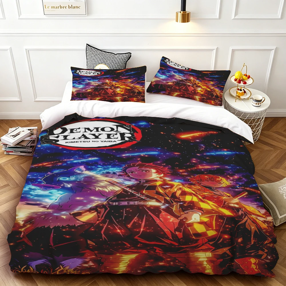 Demon Slayer Duvet Cover Tanjiro Cartoon Bedding Set Quilt Cover for Comfortable and Breathable Bedroom Dormitory Gifts
Demon Slayer Duvet Cover Tanjiro Cartoon Bedding Set Quilt Cover for Comfortable and Breathable Bedroom Dormitory Gifts