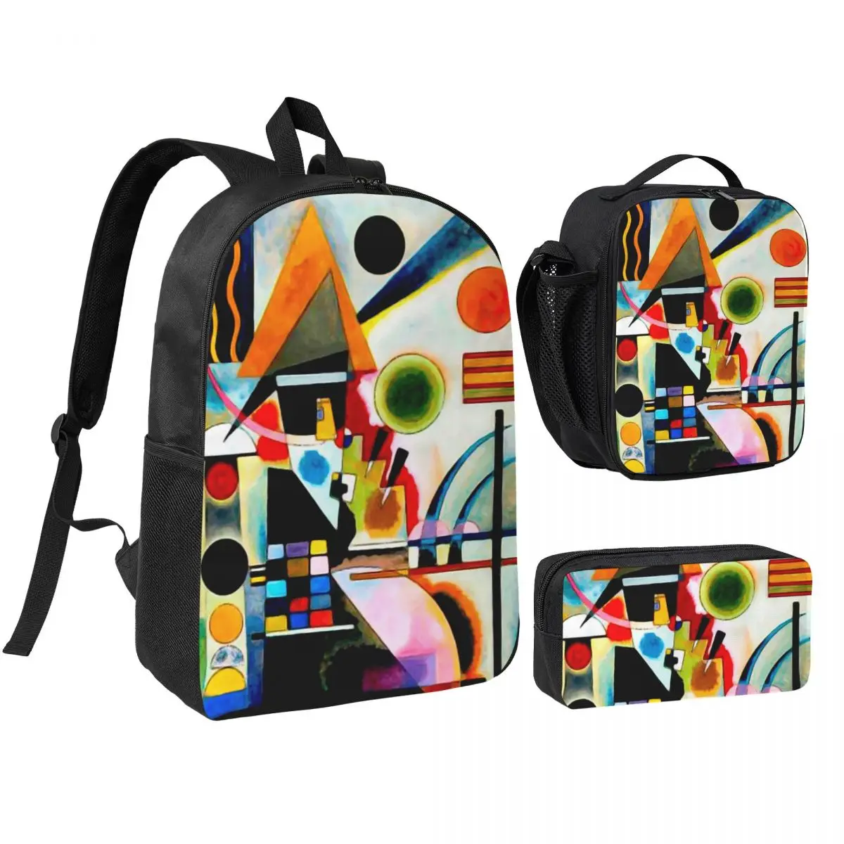 Kandinsky - Swinging Backpack Boys Girls BookBag School Bag Shoulder Bags 3ps Insulated Lunch Bag Pencil Case
Kandinsky - Swinging Backpack Boys Girls BookBag School Bag Shoulder Bags 3ps Insulated Lunch Bag Pencil Case