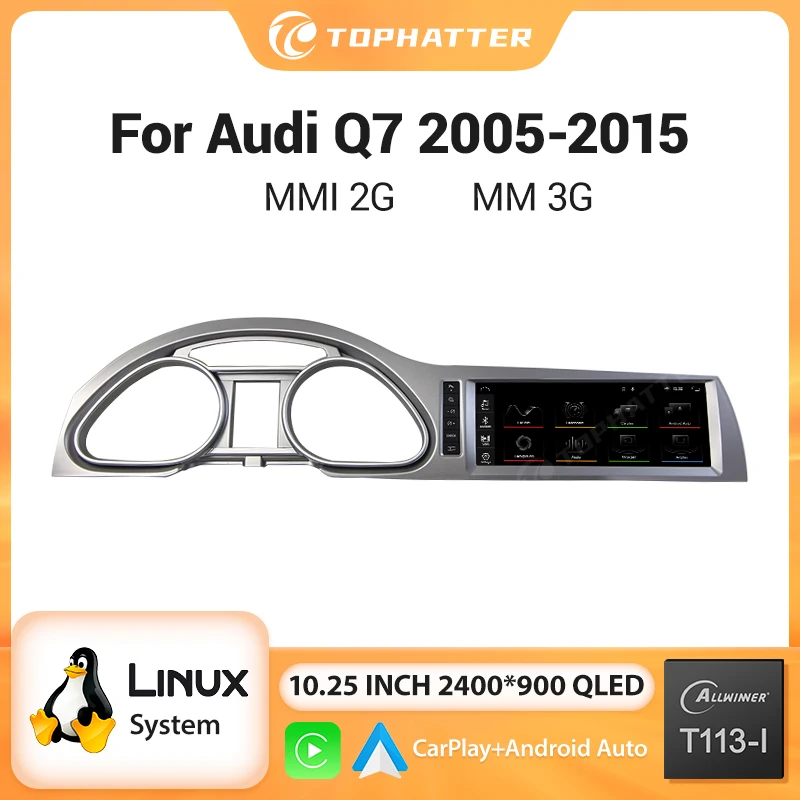 10.25 Inch Linux Multimedia Display Touch Screen For Audi Q7 2005-2015 Wireless CarPlay GPS Navi Radio Player Bluetooth Airplay
10.25 Inch Linux Multimedia Display Touch Screen For Audi Q7 2005-2015 Wireless CarPlay GPS Navi Radio Player Bluetooth Airplay