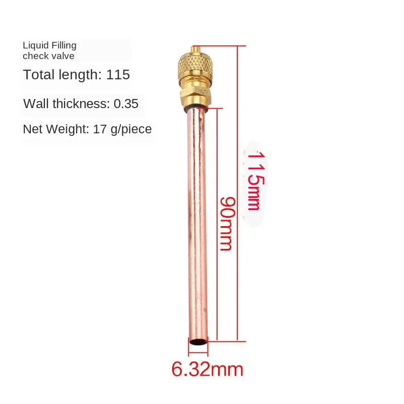 1pcs refrigeration filling head refrigerator check valve filling head quick connector refrigerant charging valve
1pcs refrigeration filling head refrigerator check valve filling head quick connector refrigerant charging valve