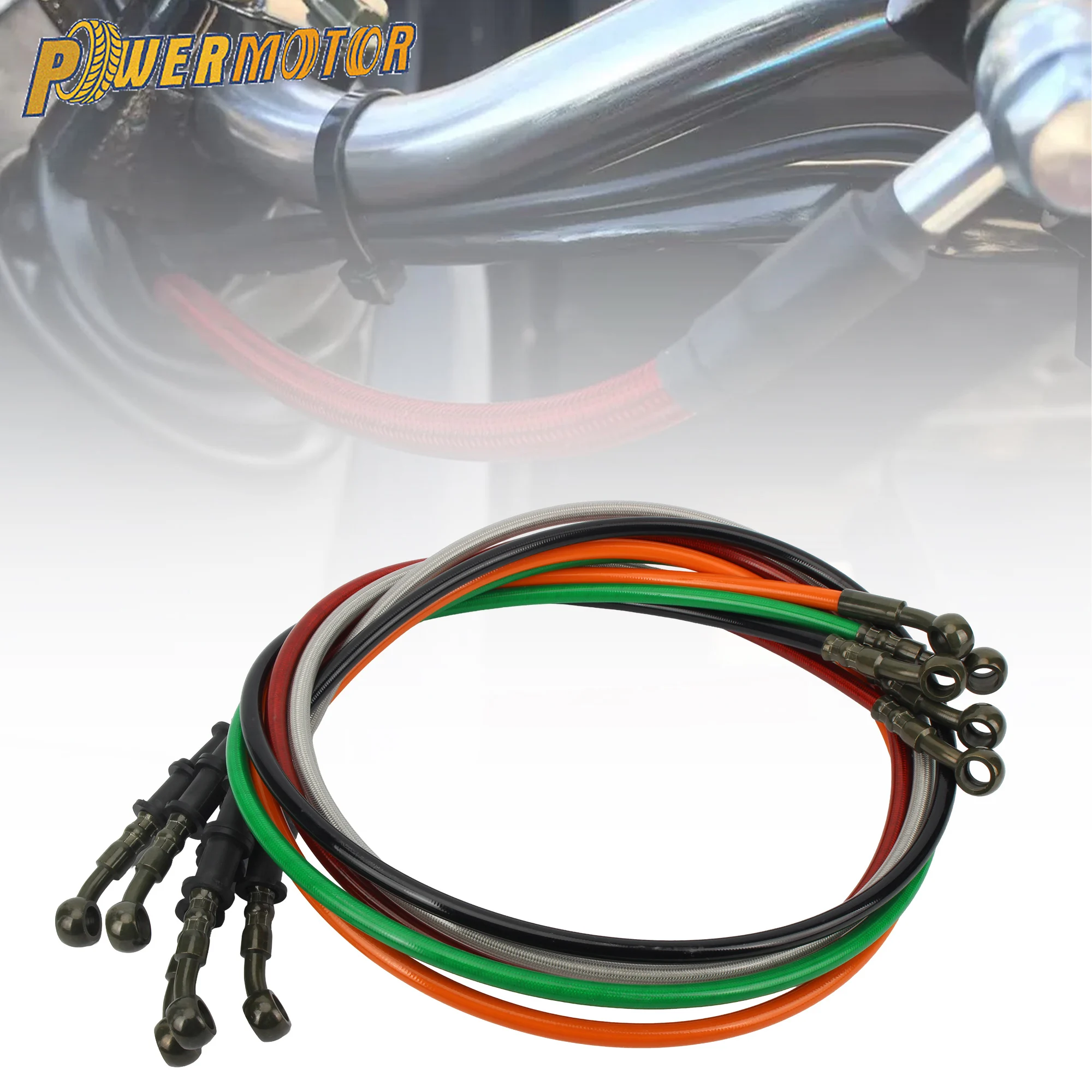 Universal Motorcycle Brake Oil Hose M10 80cm 100cm 110cm 120cm Clutch Hose Cable Racing Dirt Pit Bike Scooters Accessories 
Universal Motorcycle Brake Oil Hose M10 80cm 100cm 110cm 120cm Clutch Hose Cable Racing Dirt Pit Bike Scooters Accessories