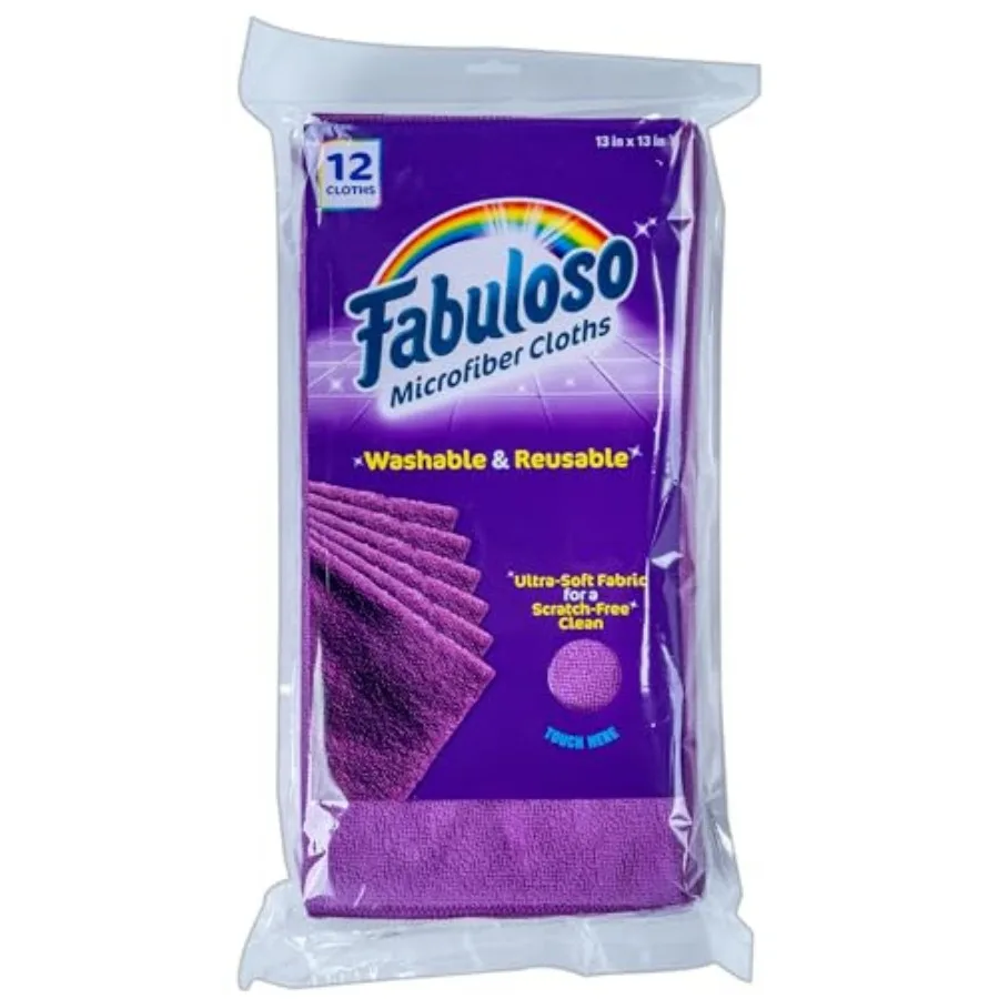 Microfiber Cleaning Cloths for Home and Car, Lint-Free Scratch-Free Rags for Glass, Kitchen and Wood, Reusable Machine Washable
Microfiber Cleaning Cloths for Home and Car, Lint-Free Scratch-Free Rags for Glass, Kitchen and Wood, Reusable Machine Washable