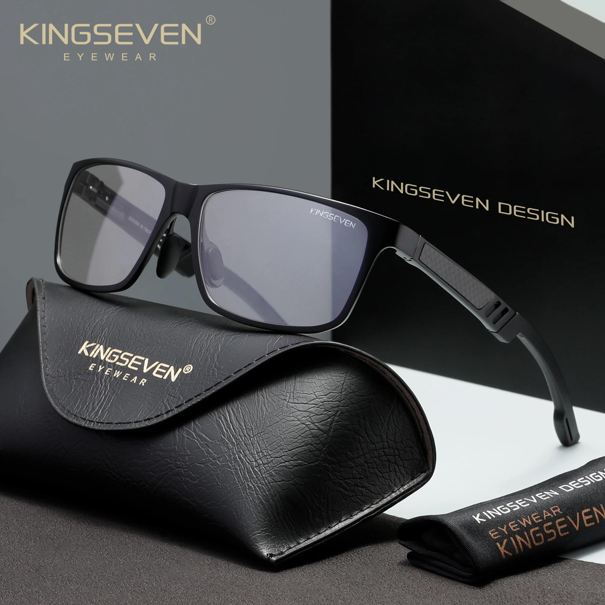 KINGSEVEN Causal Blue Light Blocking Glasses Men/Women Aluminum Computer Protective Anti-Blue Ray Eyewear
KINGSEVEN Causal Blue Light Blocking Glasses Men/Women Aluminum Computer Protective Anti-Blue Ray Eyewear