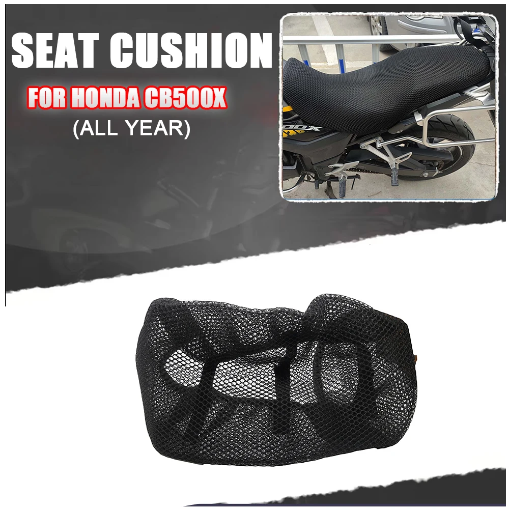 Motorcycle Anti-Slip 3D Mesh Fabric Seat Cover Breathable Waterproof Cushion For Honda CB500X CB500 X CB 500 X ALL YEAR
Motorcycle Anti-Slip 3D Mesh Fabric Seat Cover Breathable Waterproof Cushion For Honda CB500X CB500 X CB 500 X ALL YEAR