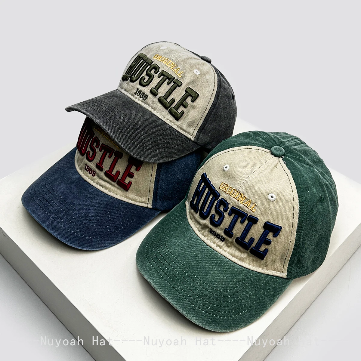 New Men Women Color Block 3D Letters Embroidery Baseball Hats Sunshade Personal Versatile American Retro Peaked Caps Fashion ins
New Men Women Color Block 3D Letters Embroidery Baseball Hats Sunshade Personal Versatile American Retro Peaked Caps Fashion ins