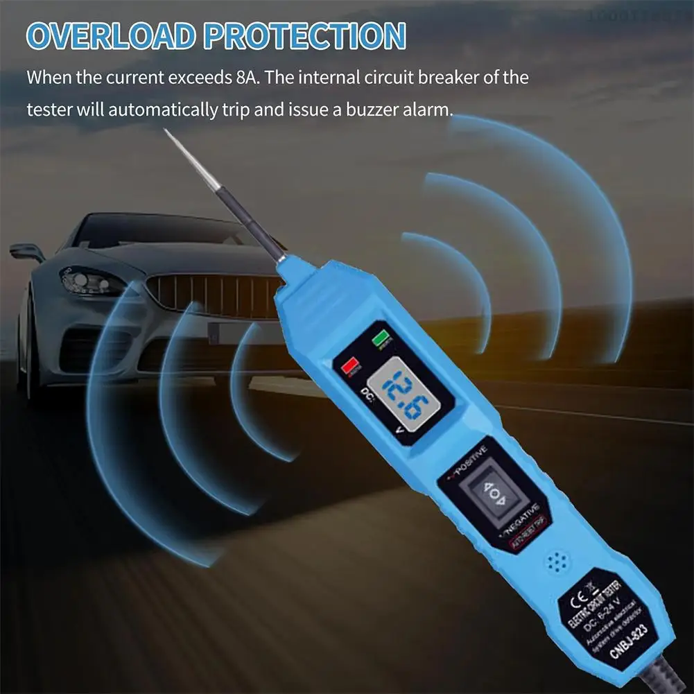 New Automotive Circuit Tester Digital Test Electric Voltage Power Test System Probe Car Voltage Tester Test tool 2023
New Automotive Circuit Tester Digital Test Electric Voltage Power Test System Probe Car Voltage Tester Test tool 2023