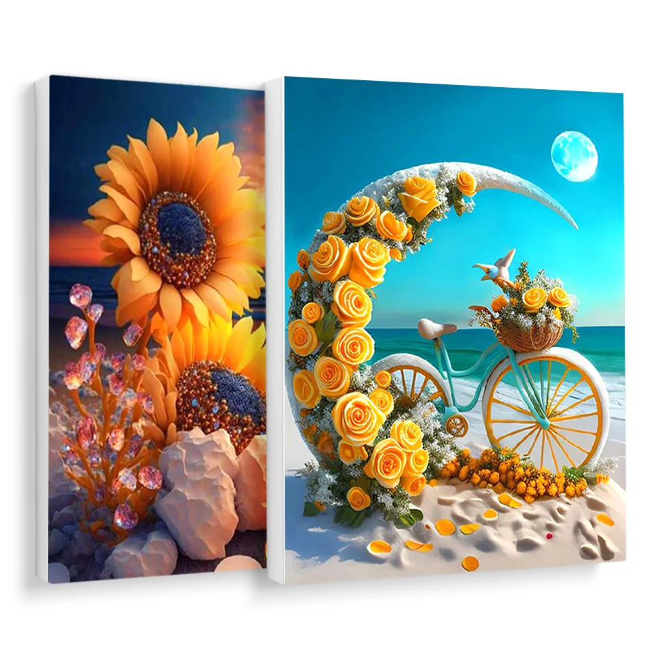 RUOPOTY Diy Oil Painting By Numbers Yellow Sunflower Flower Acrylic Paints Canvas Art Painting hobby Handmade Home Decoration
RUOPOTY Diy Oil Painting By Numbers Yellow Sunflower Flower Acrylic Paints Canvas Art Painting hobby Handmade Home Decoration