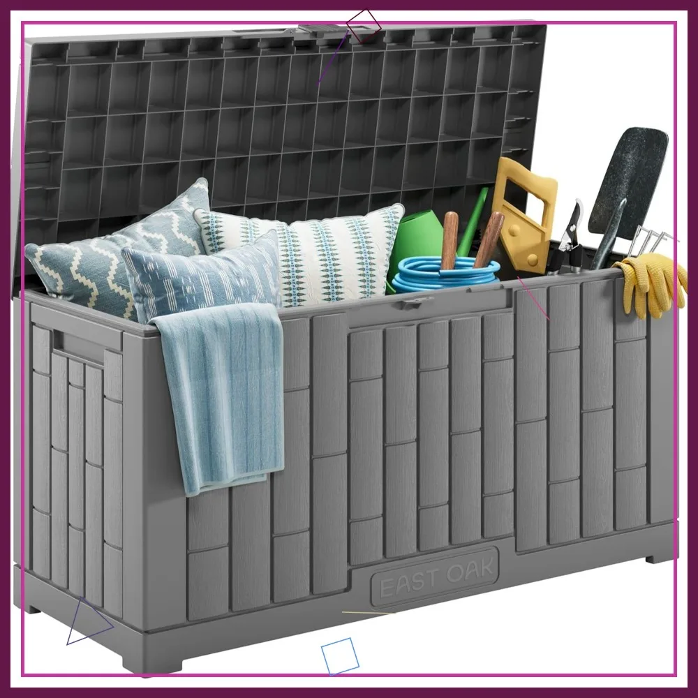 60 Gallon Waterproof Storage Box for Patio Cushions, Gardening Tools - Lockable, UV Resistant, Grey
60 Gallon Waterproof Storage Box for Patio Cushions, Gardening Tools - Lockable, UV Resistant, Grey